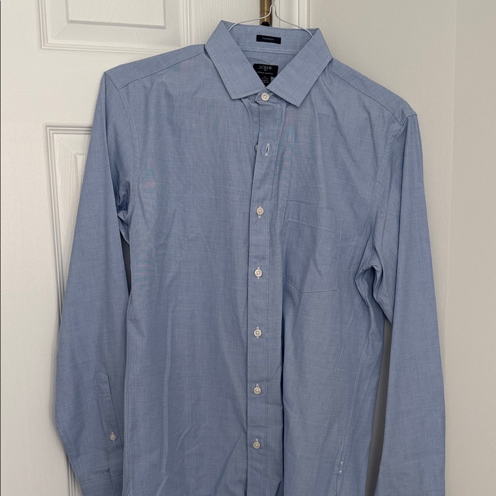 J. Crew Classic Blue Men's Dress Shirt